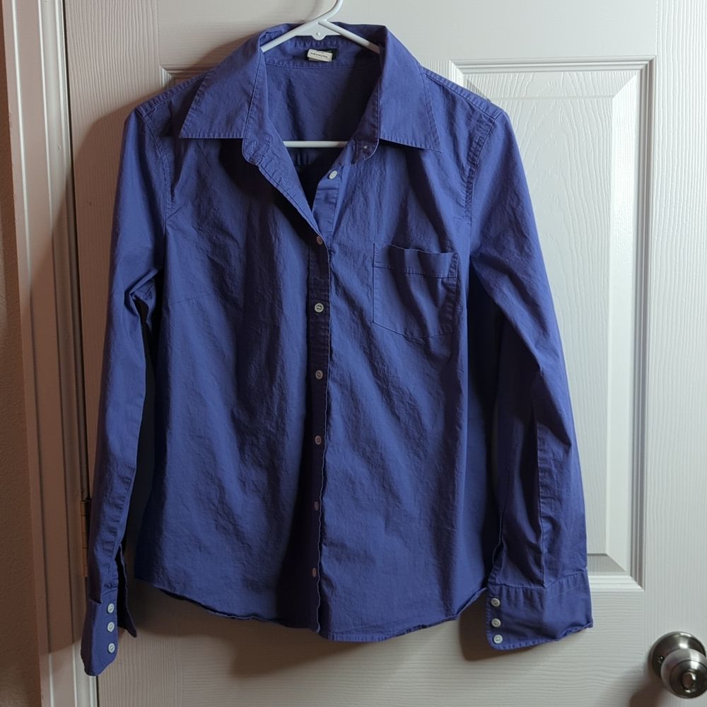 J Crew Long Sleeve Button Down Shirt Size L